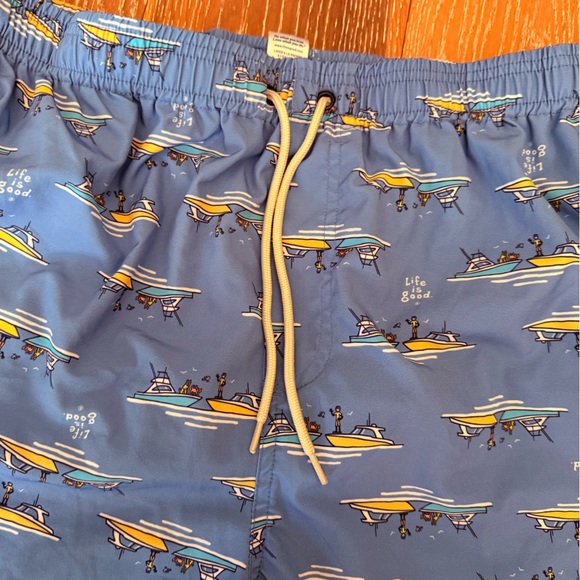 Mens life is good swim trunks - Picture 4 of 5